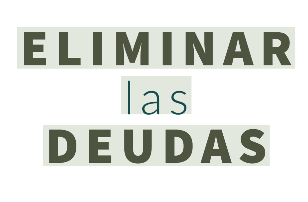 Eliminar las deudas